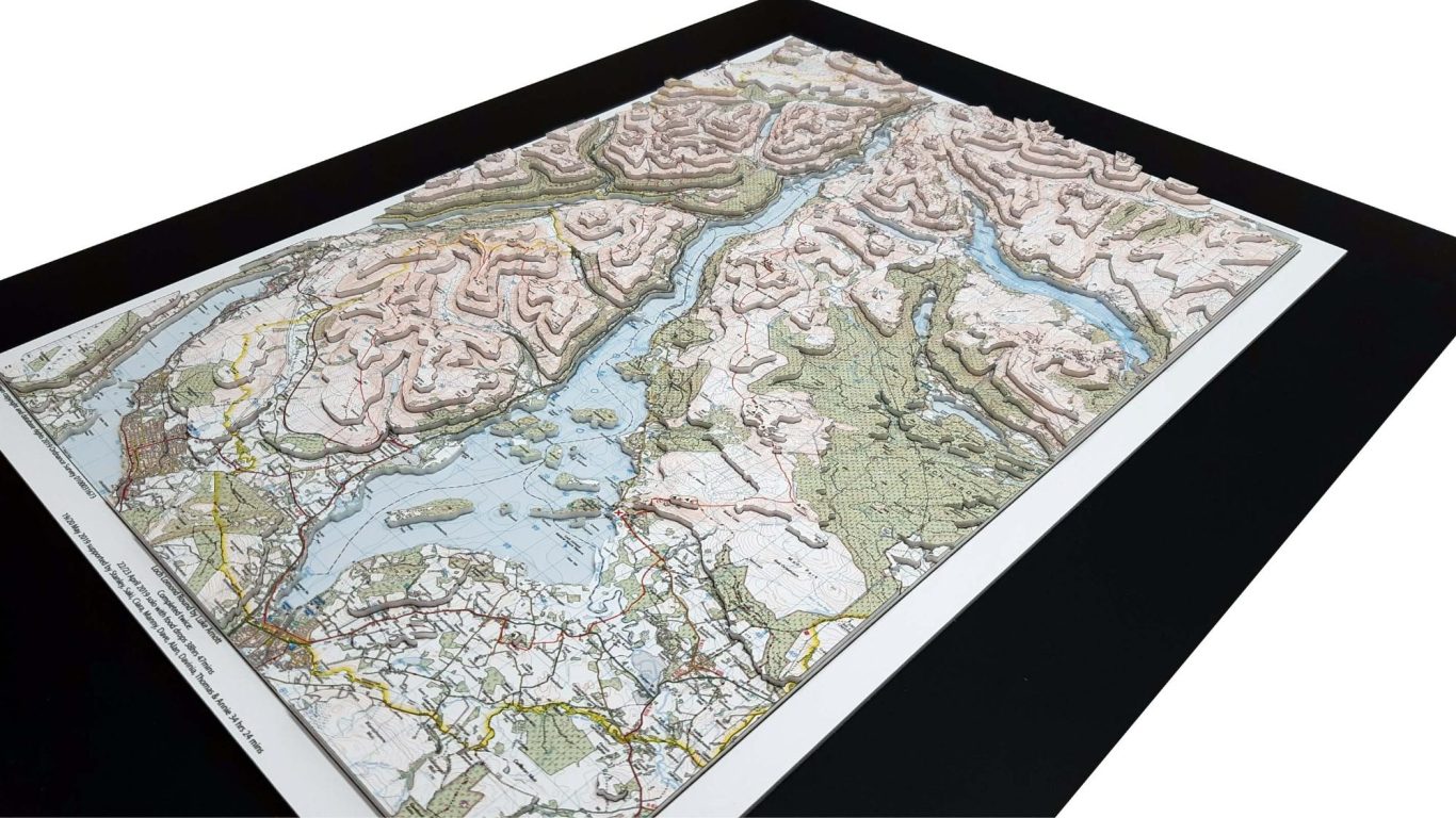 3D OS Map Loch Lomond 3D OS Map Loch Lomond