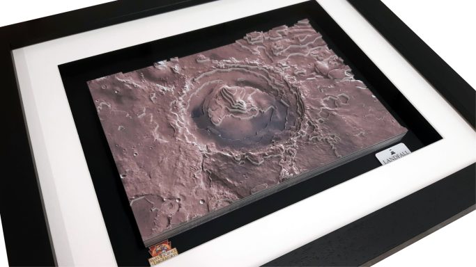 3D Model Gale Crater Mars