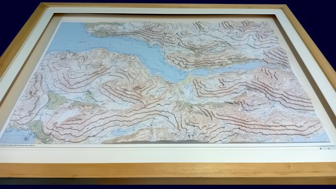 3D OS Map Topographic Model Loch Hourn