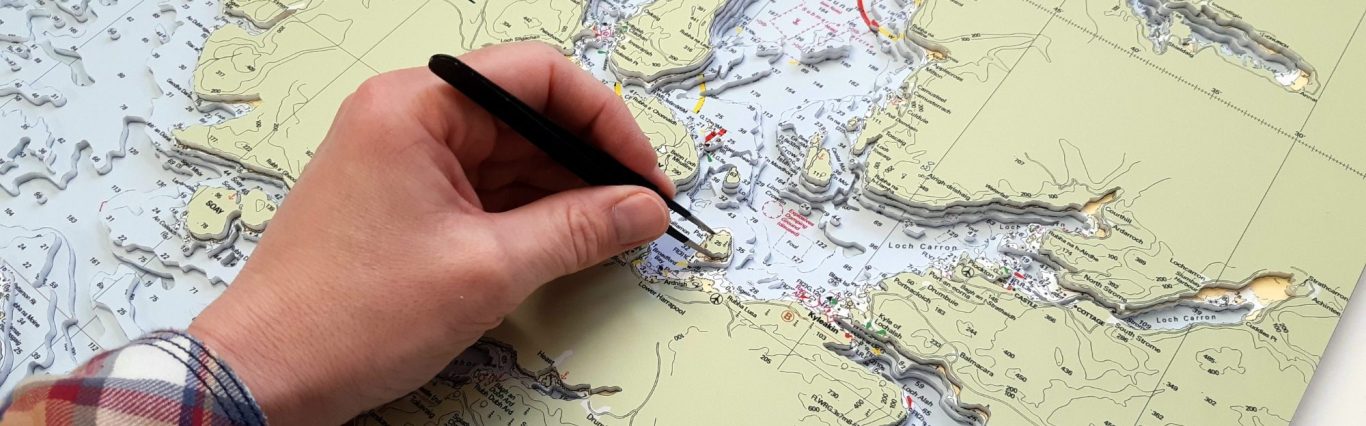 3D Imray Nautical Chart Isle of Skye