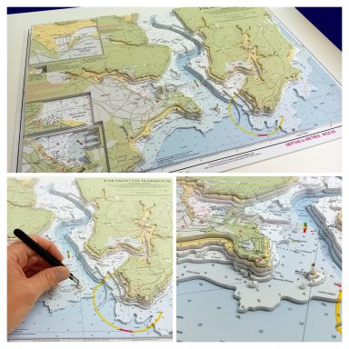 3D Imray Nautical Chart Falmouth