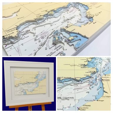 3D Admiralty Nautical Chart South East Coastline